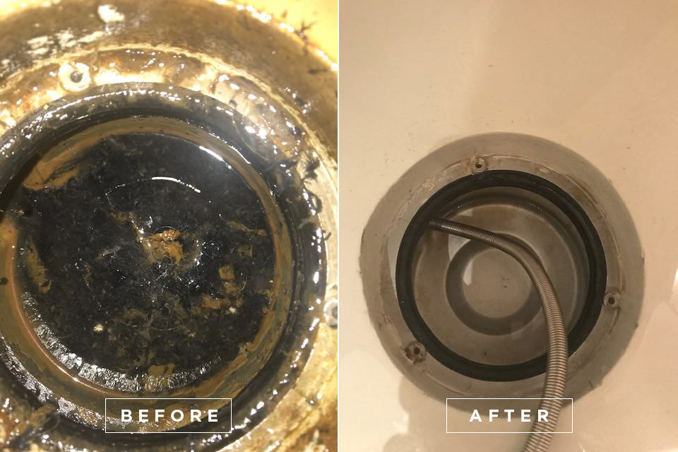 Yacht drain cleaning 2