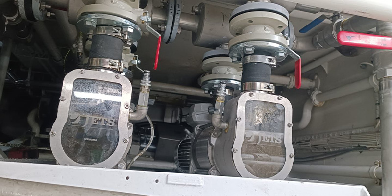 EVAC Ejector System conversion to JETS Vacumerator System on M/Y Corinthian